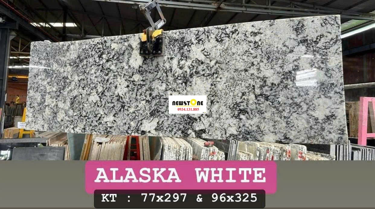  Đá Granite Trắng Alaska