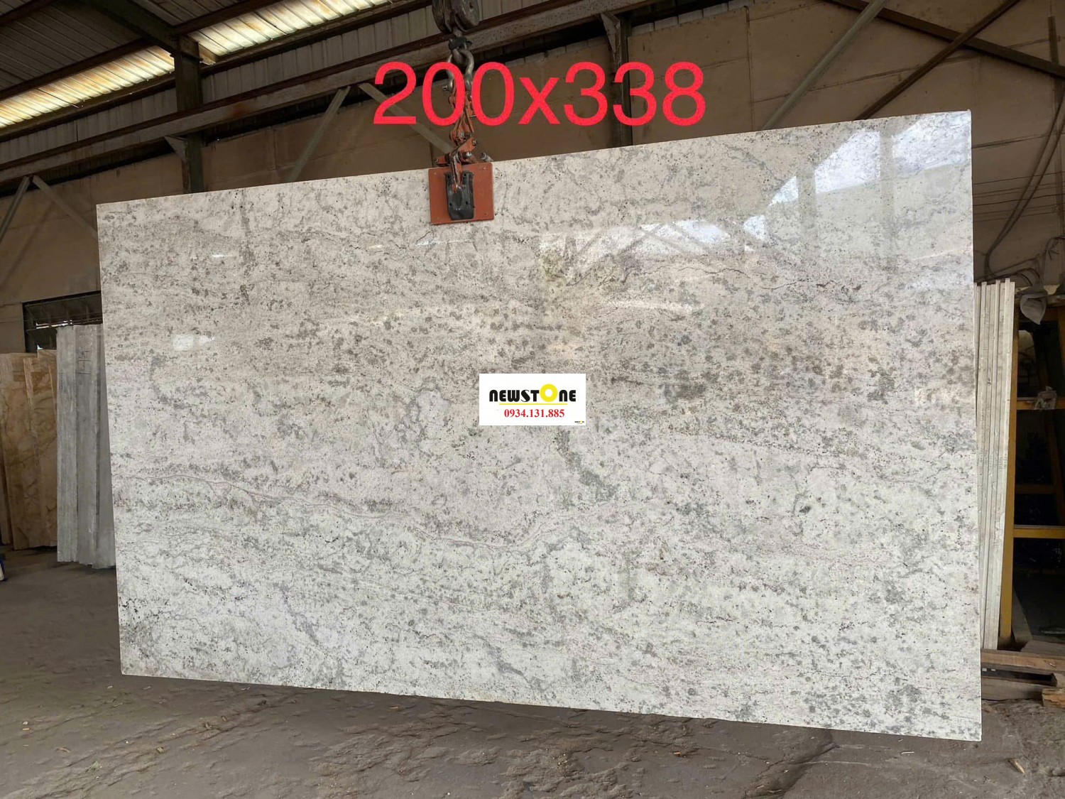Đá Granite Snow White (Trắng Tuyết)
