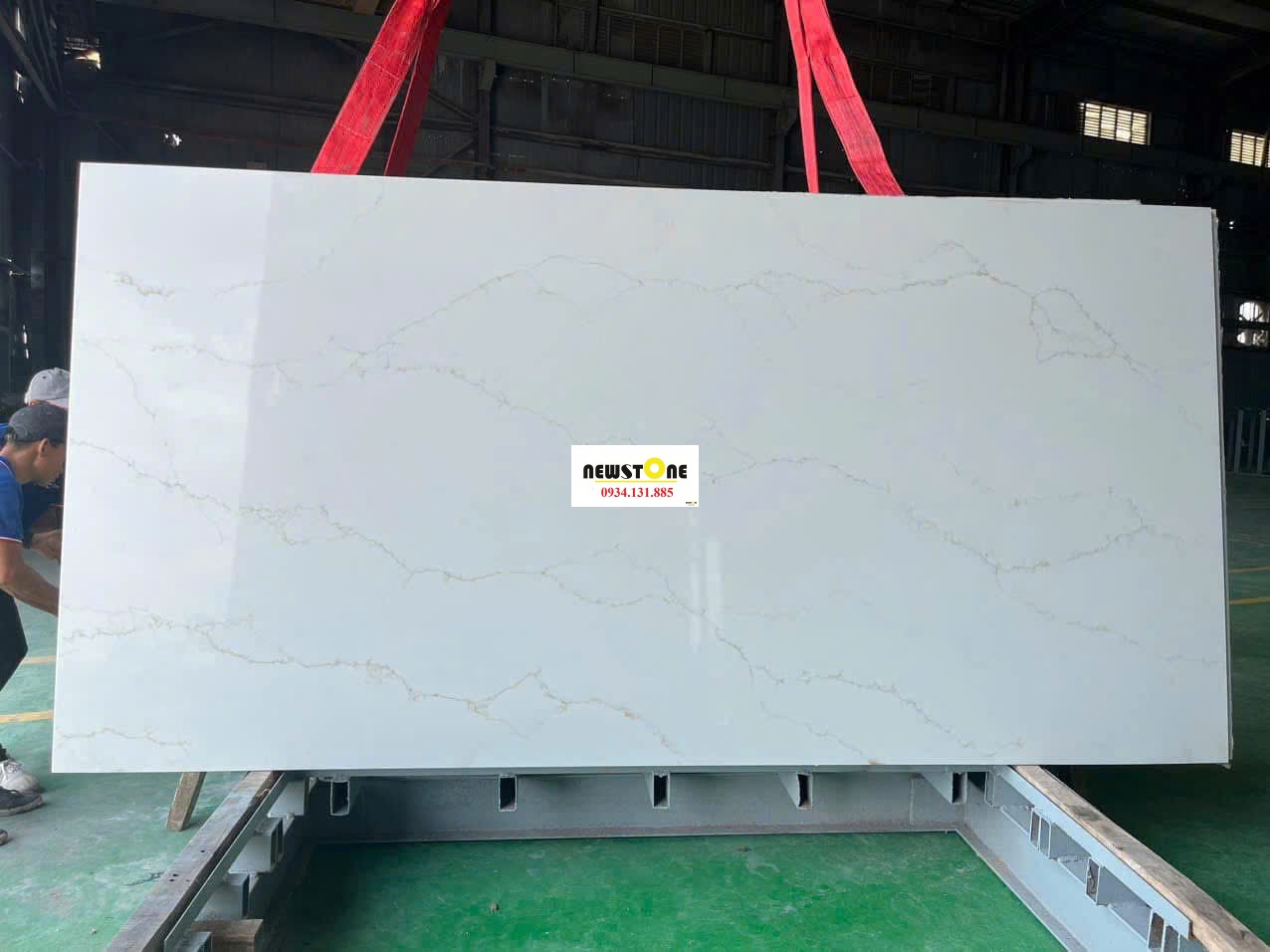Đá Nhân Tạo Trắng Vân Mây 