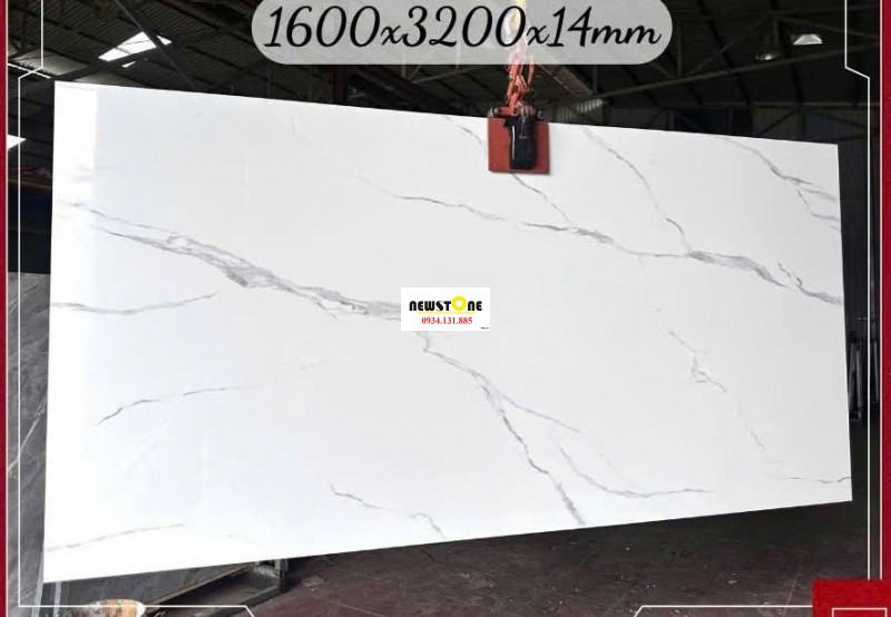 Đá trắng vân mây