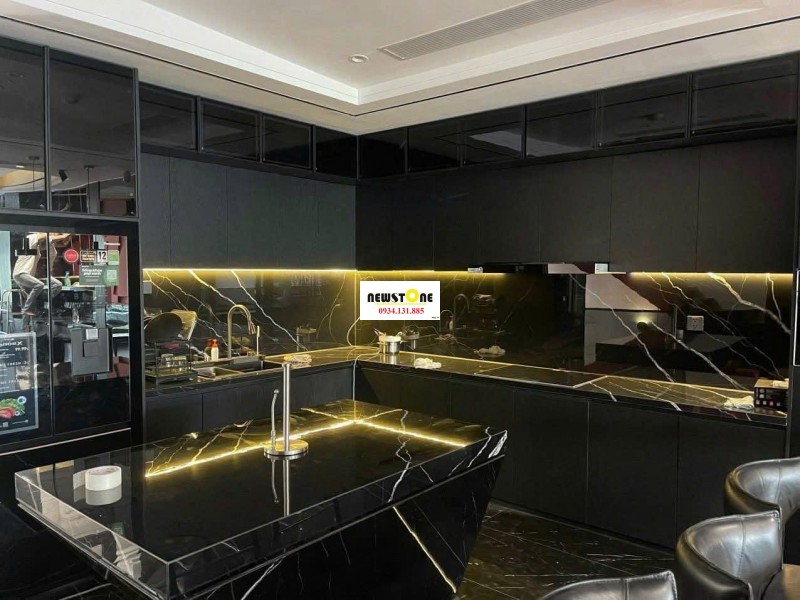 Đá Nhân Tạo Marquina Nero