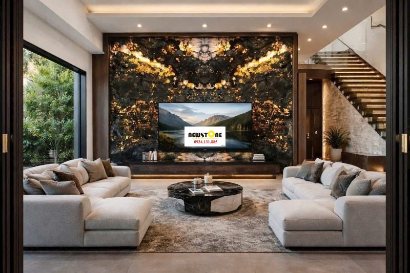 Đá Ốp Vách Tivi