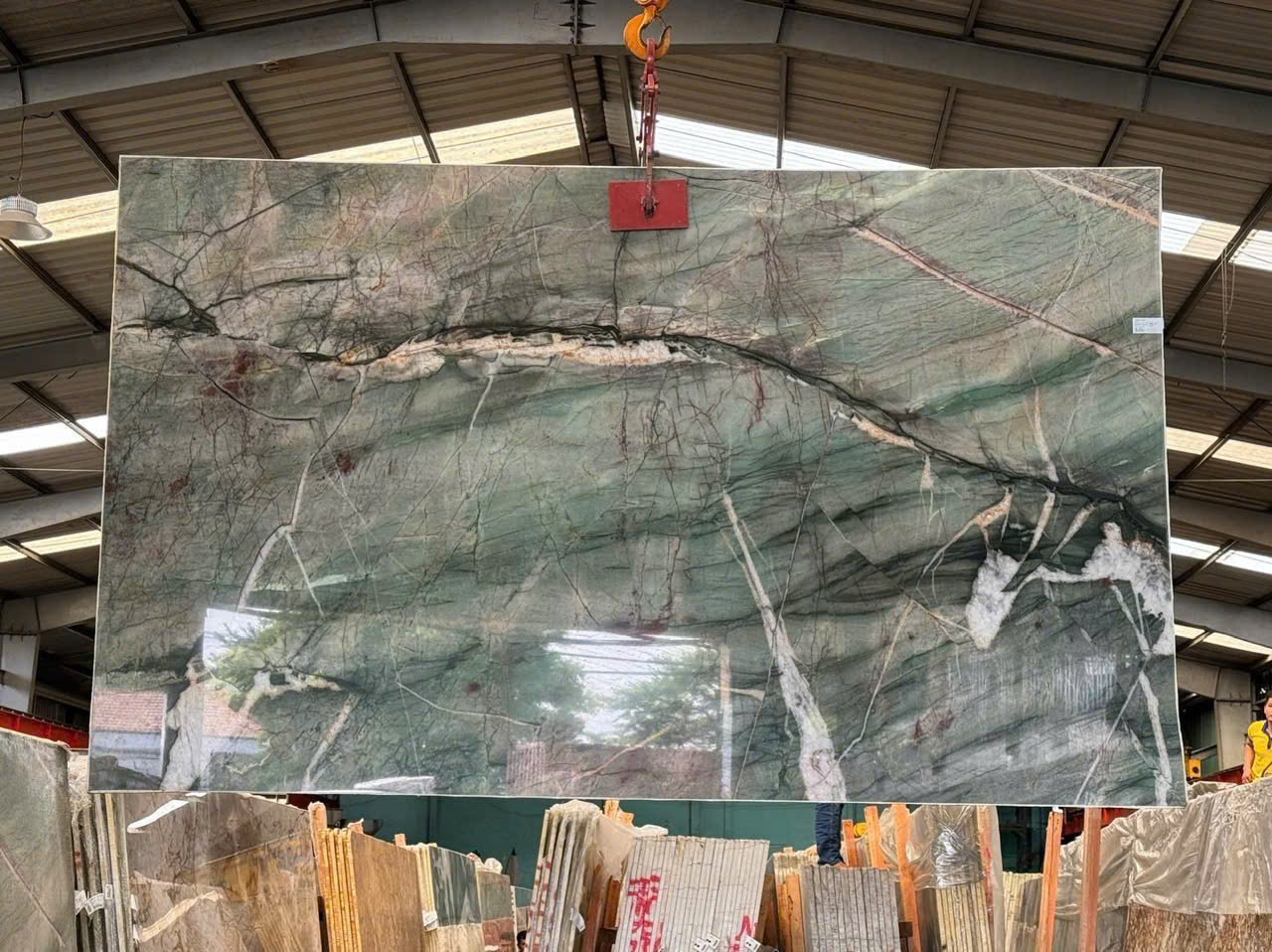 Đá Quartzite Jaspe Vert