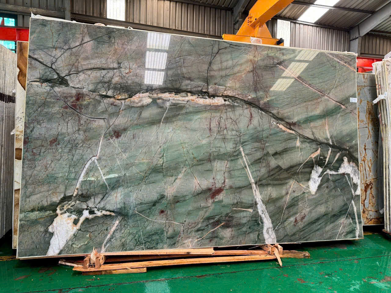 Đá Quartzite Jaspe Vert