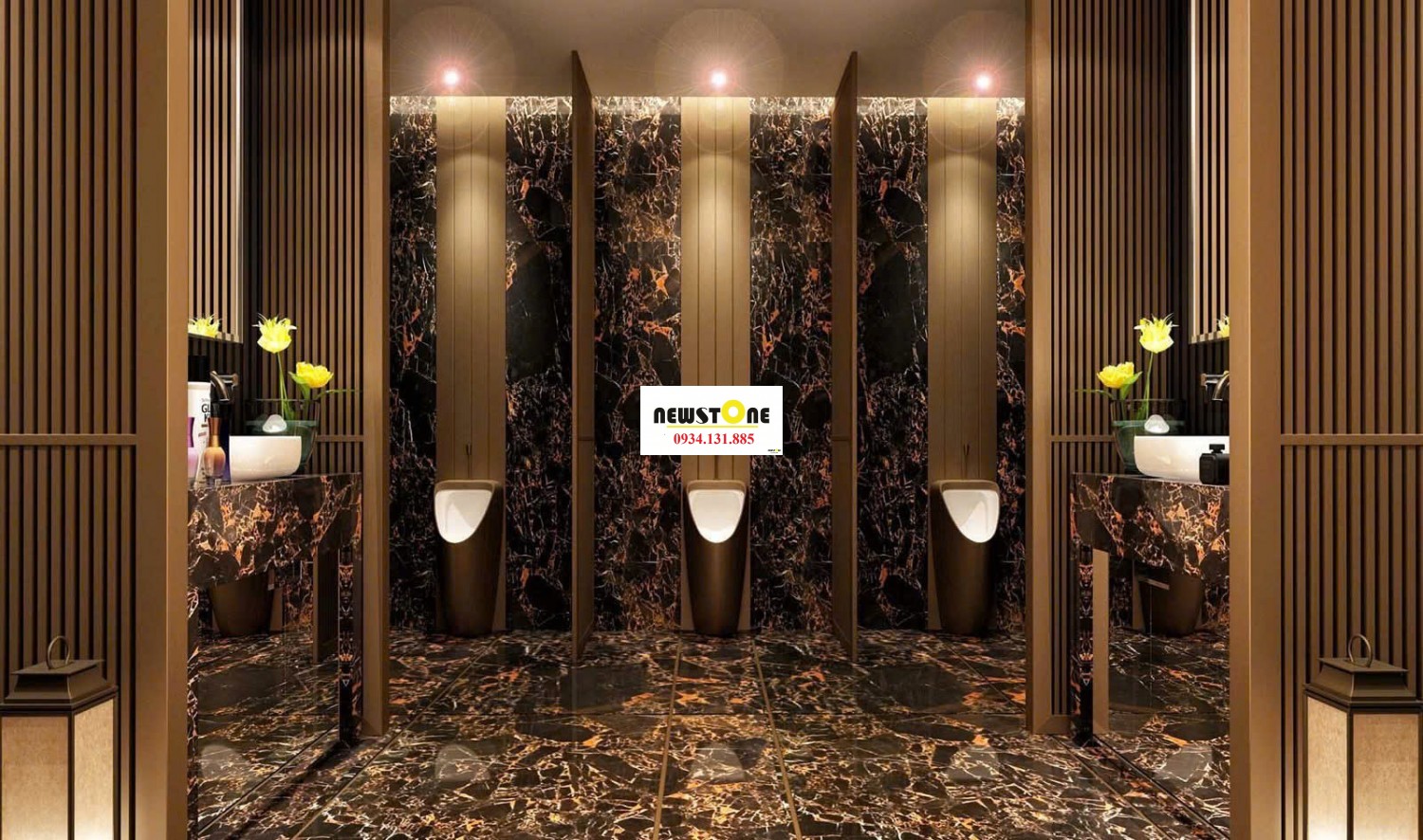 Đá Marble Portoro Gold