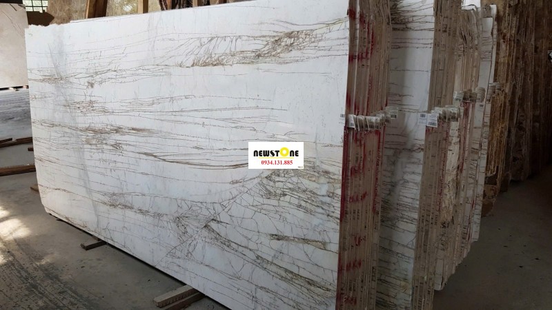 Đá Marble Santorini White