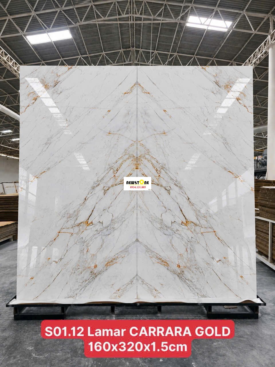 Đá Nung Kết Carrara Gold