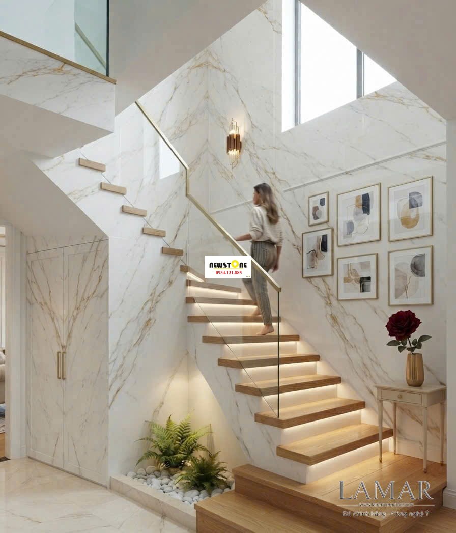 Đá Nung Kết Carrara Gold 