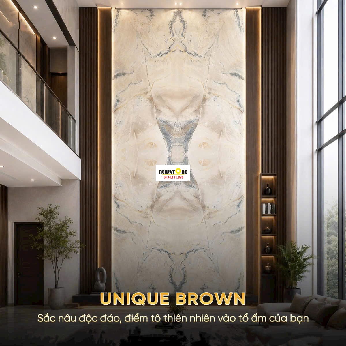 Đá Quartzite Unique Brown